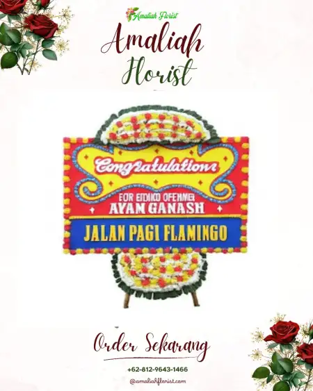 Sewa Papan Bunga Kelapa Tiga Permai